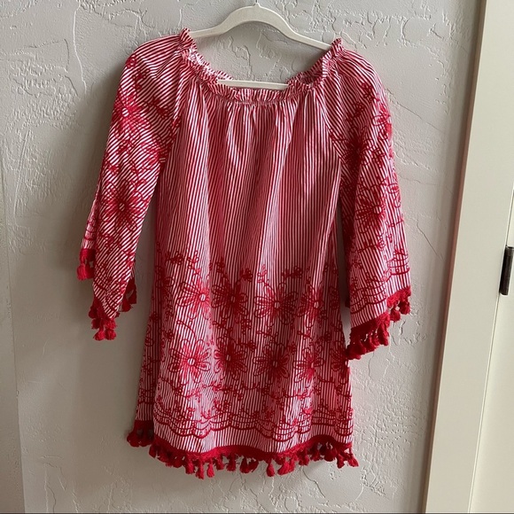 Velzera Embroidered with Fringe Dress Size:‎ M - Picture 8 of 10